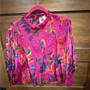 FARM Rio Pink Multicolor Blouse